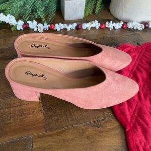 Qupid Women's Coral Block Heel Shoes